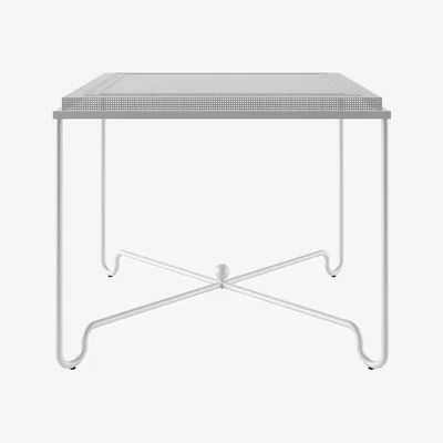 Nordic Nest GUBI Tropique table 90x90x75 cm Classic white semi matt