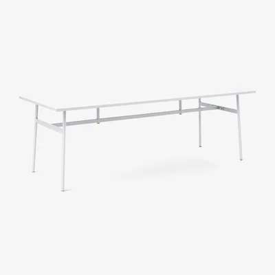 Nordic Nest Normann Copenhagen Union dining table 90x220 cm White