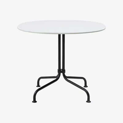 Nordic Nest GUBI Carmel Bistro lounge table 75x75 cm Clam white-black semi matt