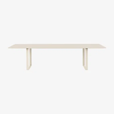 Nordic Nest Muuto 70/70 dining table 295x108 cm Sand laminate-Plywood-Sand