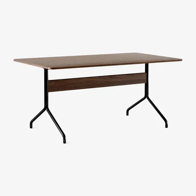 Nordic Nest &Tradition Pavilion dining table AV18 160x90 cm Walnut-black frame