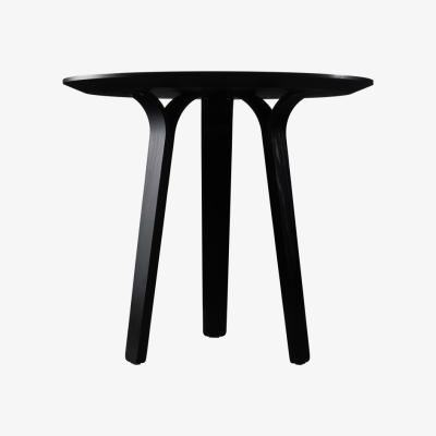 Nordic Nest Swedese Divido dining table Ash black glazed. ø95cm