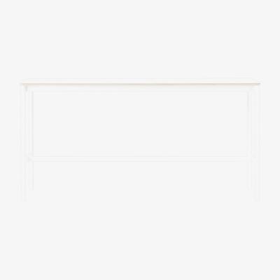 Nordic Nest Muuto Base high bar table White laminate white legs plywood edge b50 l190 h95