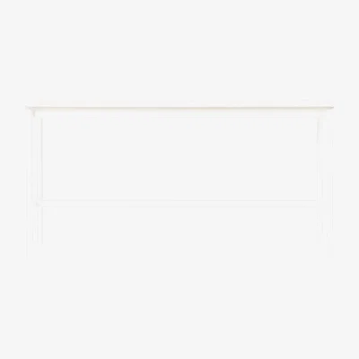 Nordic Nest Muuto Base high bar table White laminate white legs plywood edge b50 l190 h95
