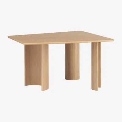 Nordic Nest Muuto Re-norm dining table Lacquered oak veneer 130x120 cm