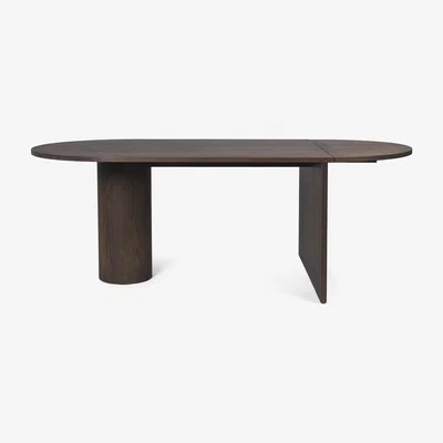 Nordic Nest ferm LIVING Pylo dining table 210x100x74 cm Dark stained oak