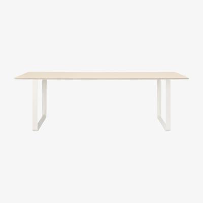 Nordic Nest Muuto 70/70 dining table 225x90 cm Sand laminate-Plywood-White