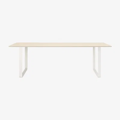 Nordic Nest Muuto 70/70 dining table 225x90 cm Sand laminate-Plywood-White