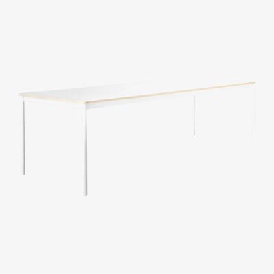 Nordic Nest Muuto Base dining table White. plywood edge. 250x90 cm
