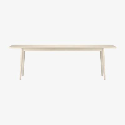 Nordic Nest Stolab Miss Holly dining table 235x100 cm Birch white oiled 1 extension pieces