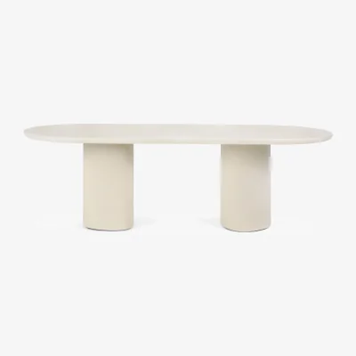 Nordic Nest Ethnicraft Elements Oblong dining table Off white