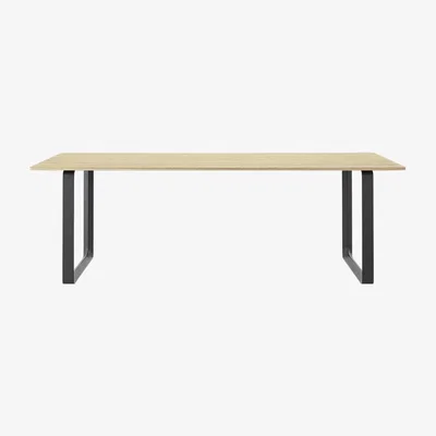 Nordic Nest Muuto 70/70 dining table 225x90 cm Solid oak-Black