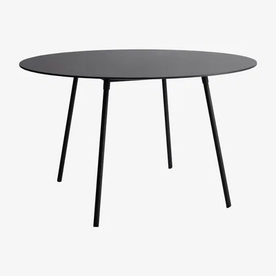 Nordic Nest SMD Design Ella dining table round Dark grey