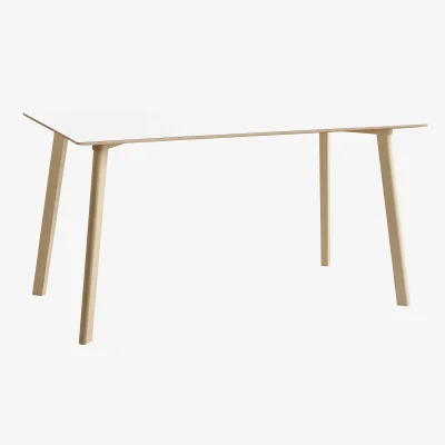 Nordic Nest HAY CPH210 Deux 2.0 table 75x140 cm Pearl white-untreated beech