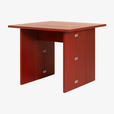 Nordic Nest Design House Stockholm Flip table Red 90 cm