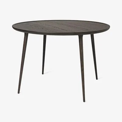 Nordic Nest Mater Accent dining table round Oak sirka grey. ø110 cm