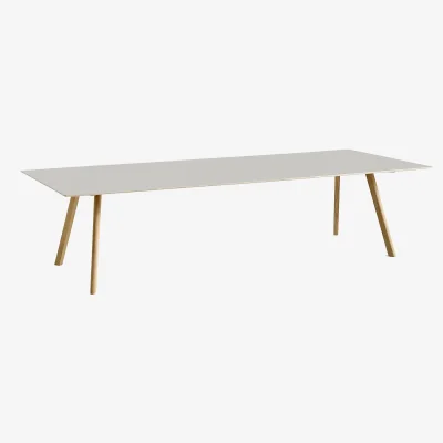 Nordic Nest HAY CPH30 2.0 dining table90x300 cm Off white linoleum-lacq. oak