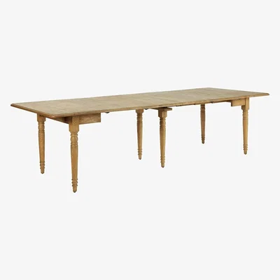 OKA Charlotte Extendable Dining Table - Weathered Oak