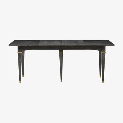 OKA OKA, Alfred Extendable Dining Table - Ebonised Oak, Dining Tables, Wood