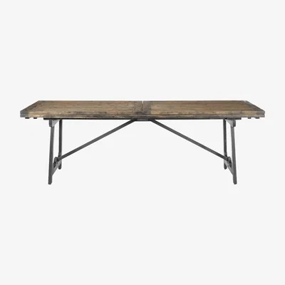 OKA OKA, Winglefield Extending Dining Table - Blackened Pine, Dining Tables, Wood