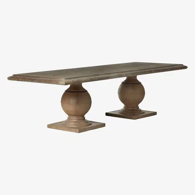 OKA Callanish Dining Table - Brown