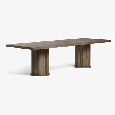 OKA OKA, Large Rectangular Marcus Dining Table - Burnt Oak, Dining Tables, Oak