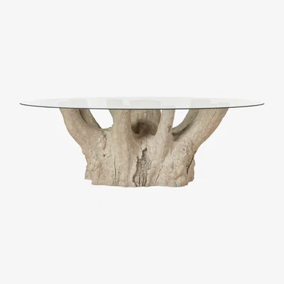 OKA Silverstein Tree Trunk Table - Natural