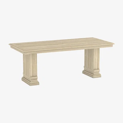 OKA Turnus Extendable Dining Table - Weathered Oak