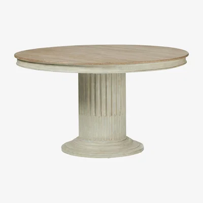 OKA Round Kalivia Dining Table - Natural
