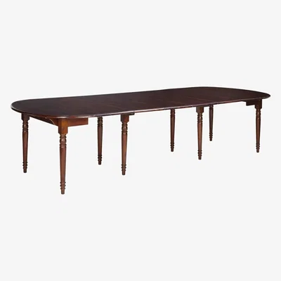 OKA Petworth Extending Dining Table, French Walnut