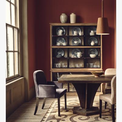 OKA OKA, Large Rectangular Allegro Dining Table - Burnt Oak, Dining Tables, Oak