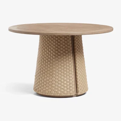 OKA OKA, Shorwell Garden Dining Table - Natural Teak, Dining Tables, Teak