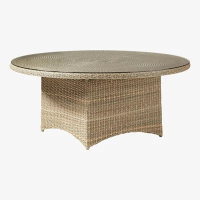 OKA Braunton Dining Table - Bark