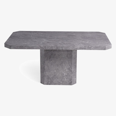 Oak&More Belle 160cm Marble Grey Dining Table
