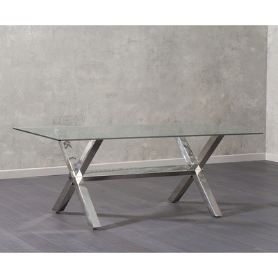 Oak&More Renzo 200cm Glass Dining Table