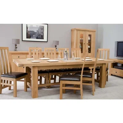 Oak&More Rondeau Oak Grand Extending Dining Table