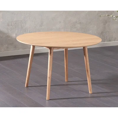 Oak&More Nordic 120cm Round Oak Dining Table