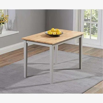 Oak&More Ex-display Chiltern 114cm Grey and Oak Dining Table