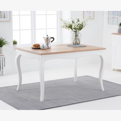 Oak&More Ex-display Parisian 130cm Shabby Chic Dining Table