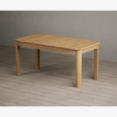 Oak&More Extending Somerton 160cm Solid Oak Dining Table