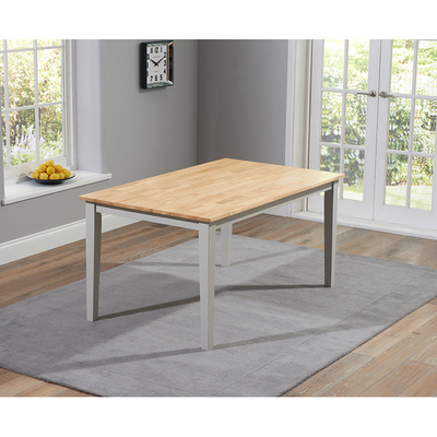 Oak&More Chiltern 150cm Grey and Oak Dining Table