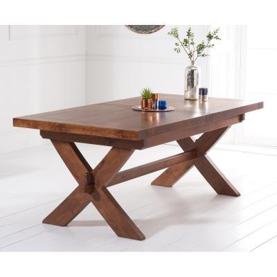 Oak&More Ex-display Bordeaux 200cm Dark Oak Extending Dining Table
