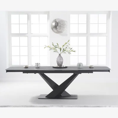 Oak&More Extending Jacob 180cm Grey Stone Dining Table