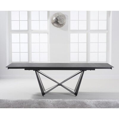 Oak&More Blenheim 180cm Extending Grey Stone Dining Table