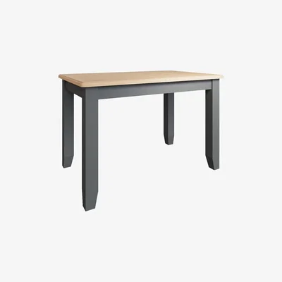Oak&More Arlia Oak and Grey 120cm Extending Dining Table