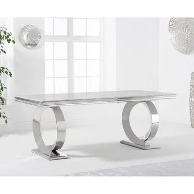Oak&More Hepburn 180cm Marble Dining Table