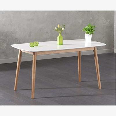 Oak&More Ex-display Nordic 150cm Oak and White Dining Table