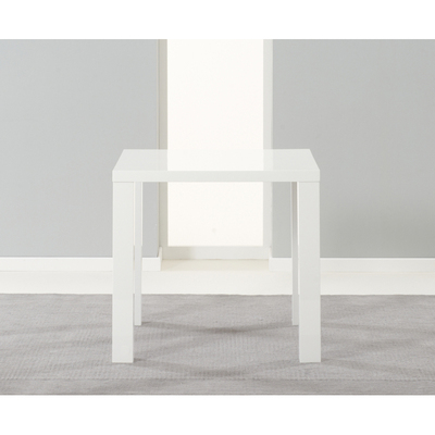 Oak&More Atlanta 80cm White High Gloss Dining Table