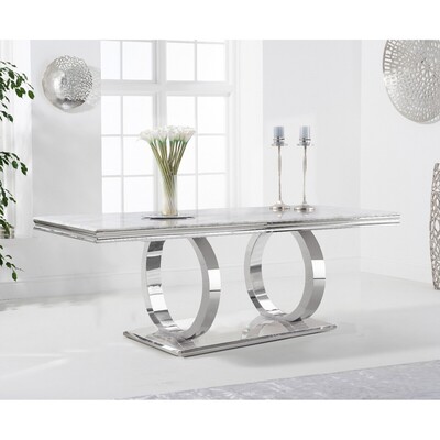 Oak&More Harlow 180cm Marble Dining Table