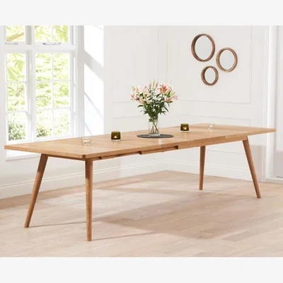 Oak&More Extending Ruben 200cm Retro Oak Dining Table